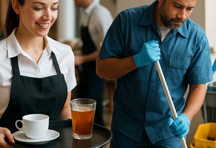 Serveurs, Agents d'entretien : Les métiers stars du recrutement en 2025